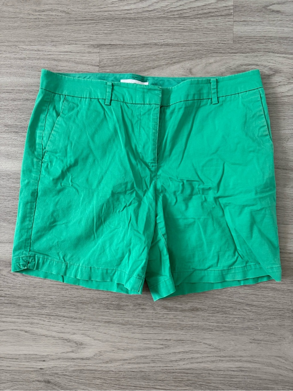 Nautica Bright Green Women's Chino Shorts, Size 10